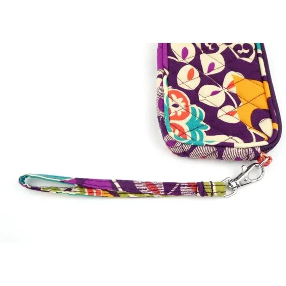 Vera Bradley Plum Crazy Wristlet - Picture 8 of 10